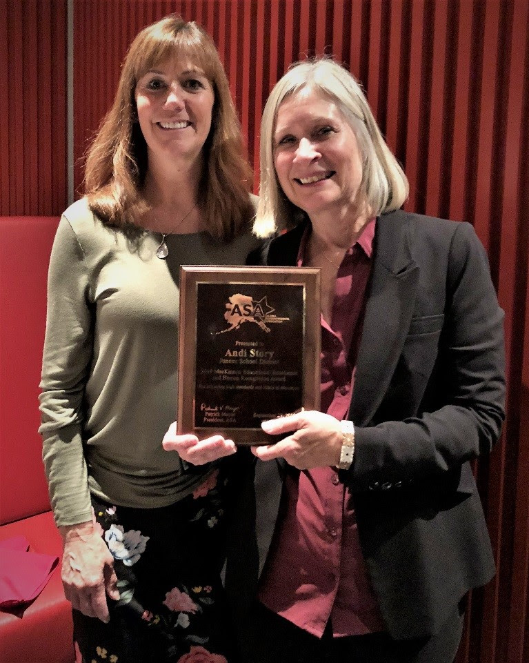 ANDI STORY RECEIVES 2018 DON MACKINNON EDUCATIONAL EXCELLENCE AND HUMAN RECOGNITION AWARD